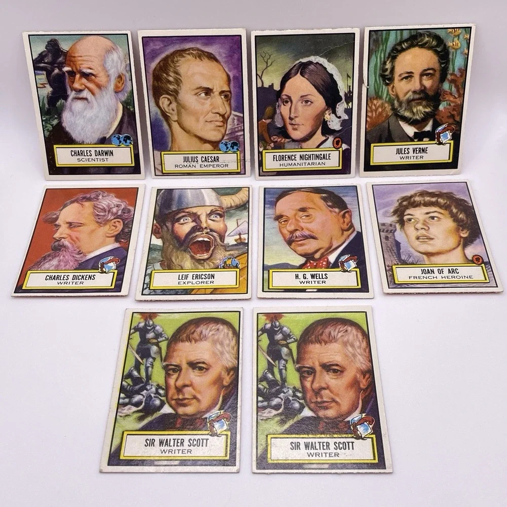 Vintage Topps LOOK N‎ SEE Collectible Trading Cards LOT of 10